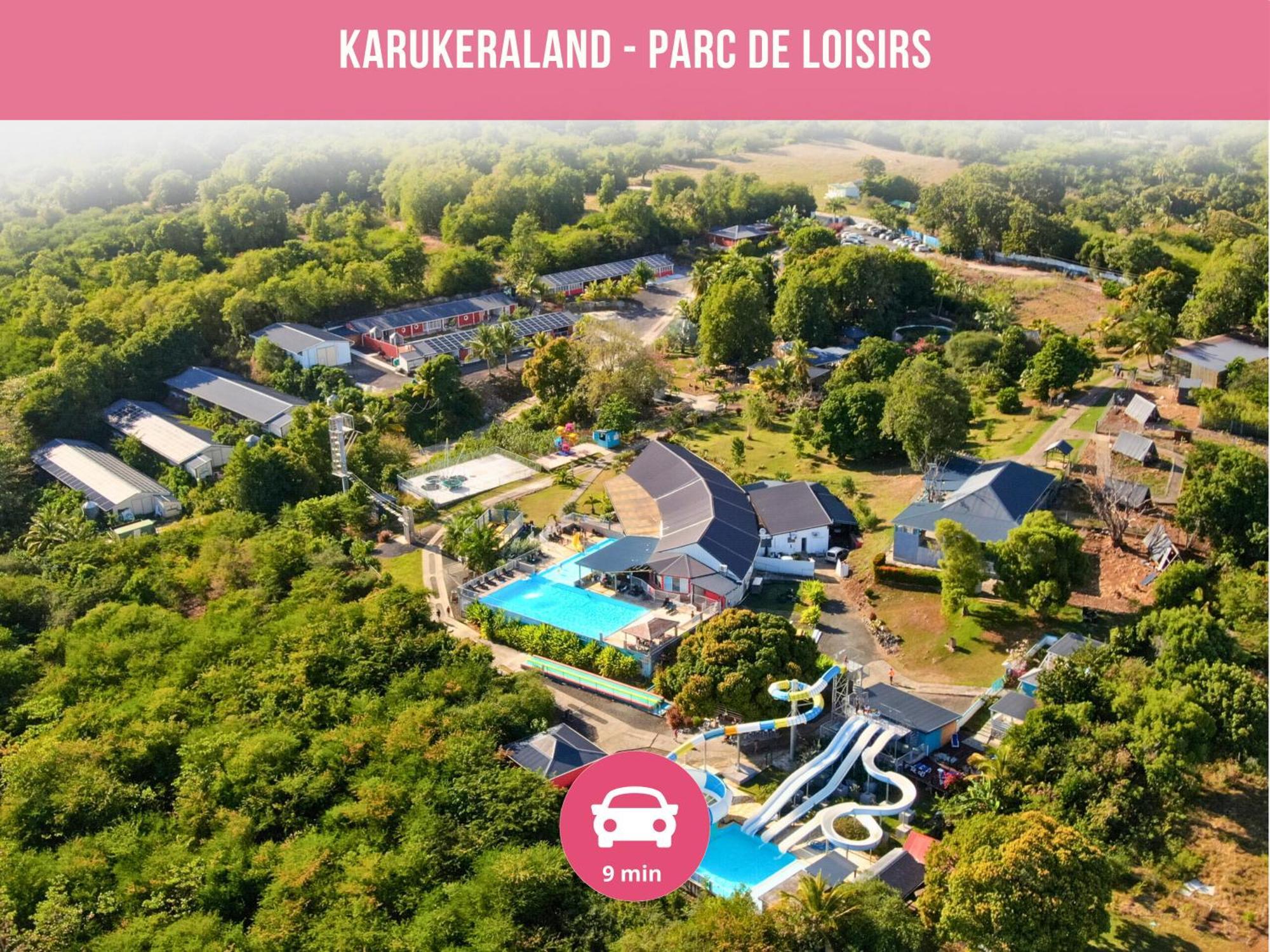 Le Sable Bleu - Evasion Tropicale A Sainte-Anne - Plage 5Min - Piscine - Parking - Logement Climatise - Vue Sur Les Palmiers - Parfait Pour Sejours En Famille Ou Entre Amis Esterno foto